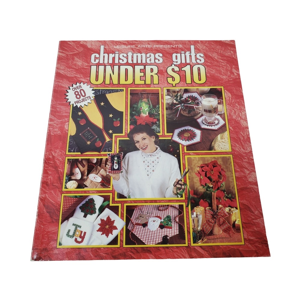 Leisure Arts Christmas Gifts Under $10 Craft Book 80+ Projects paperback